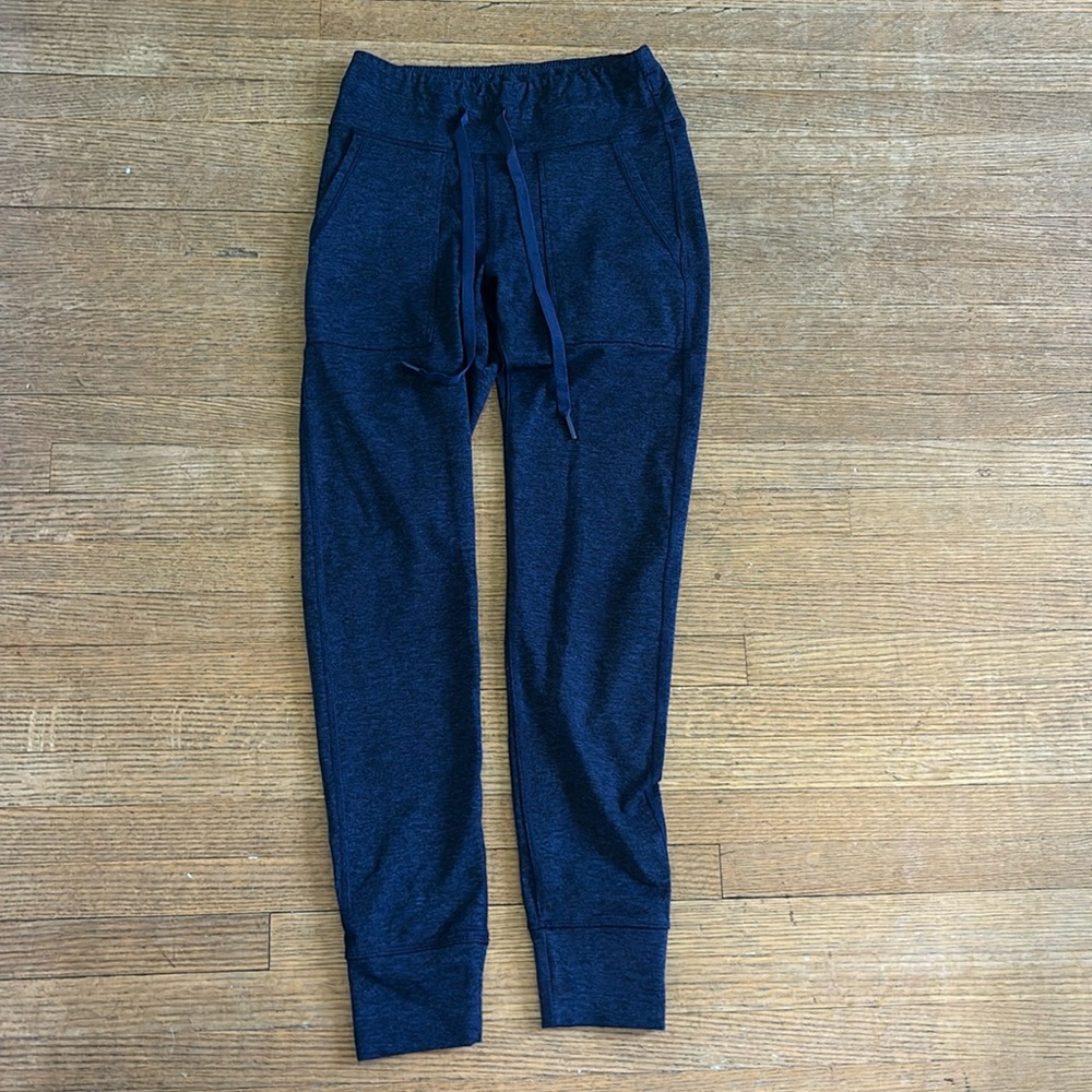 Navy Blue Aerie Jogger-Style Leggings